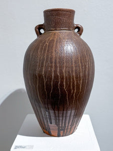 Tall Vase with Ash Runs by Roger Jamison