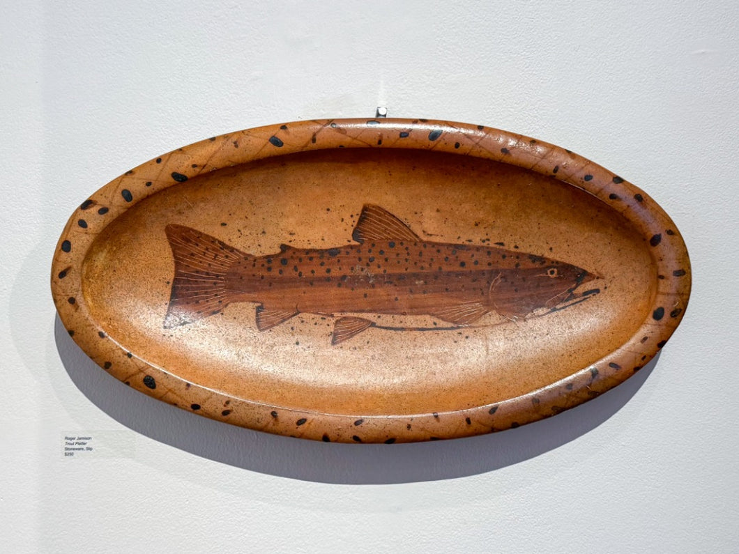 Trout Platter by Roger Jamison