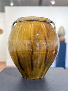Jar with Ash Glaze Runs by Roger Jamison