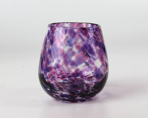 Stemless Wine Glass - Purple